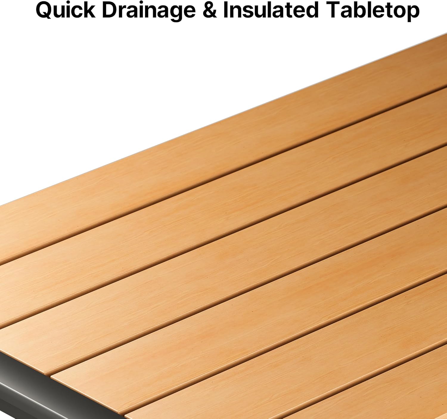 Zoon 4-piece outdoor patio set by Patios – metal frame, grey cushions, and tempered glass table (طقم حدائق ٤ قطع من Patios بإطار معدني ووسائد رمادية)
